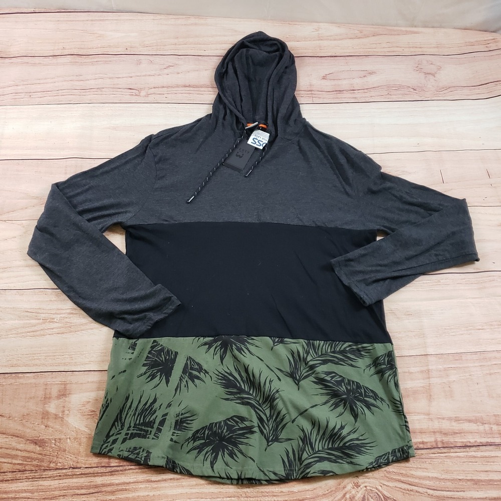 NEW Westy Shirt Mens Extra‎ Large Black Gray Outdoors Hooded Lightweight Adult